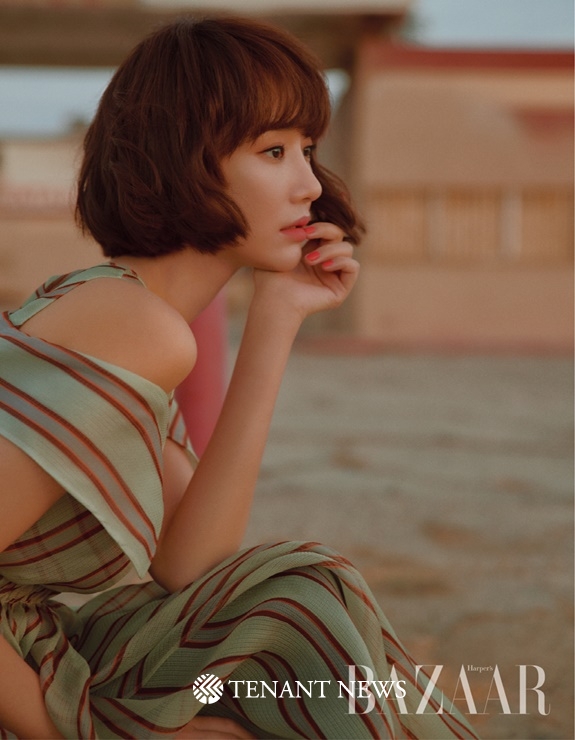 “로맨틱 그 자체” ··· 고준희, 석양에 물든 아름다움