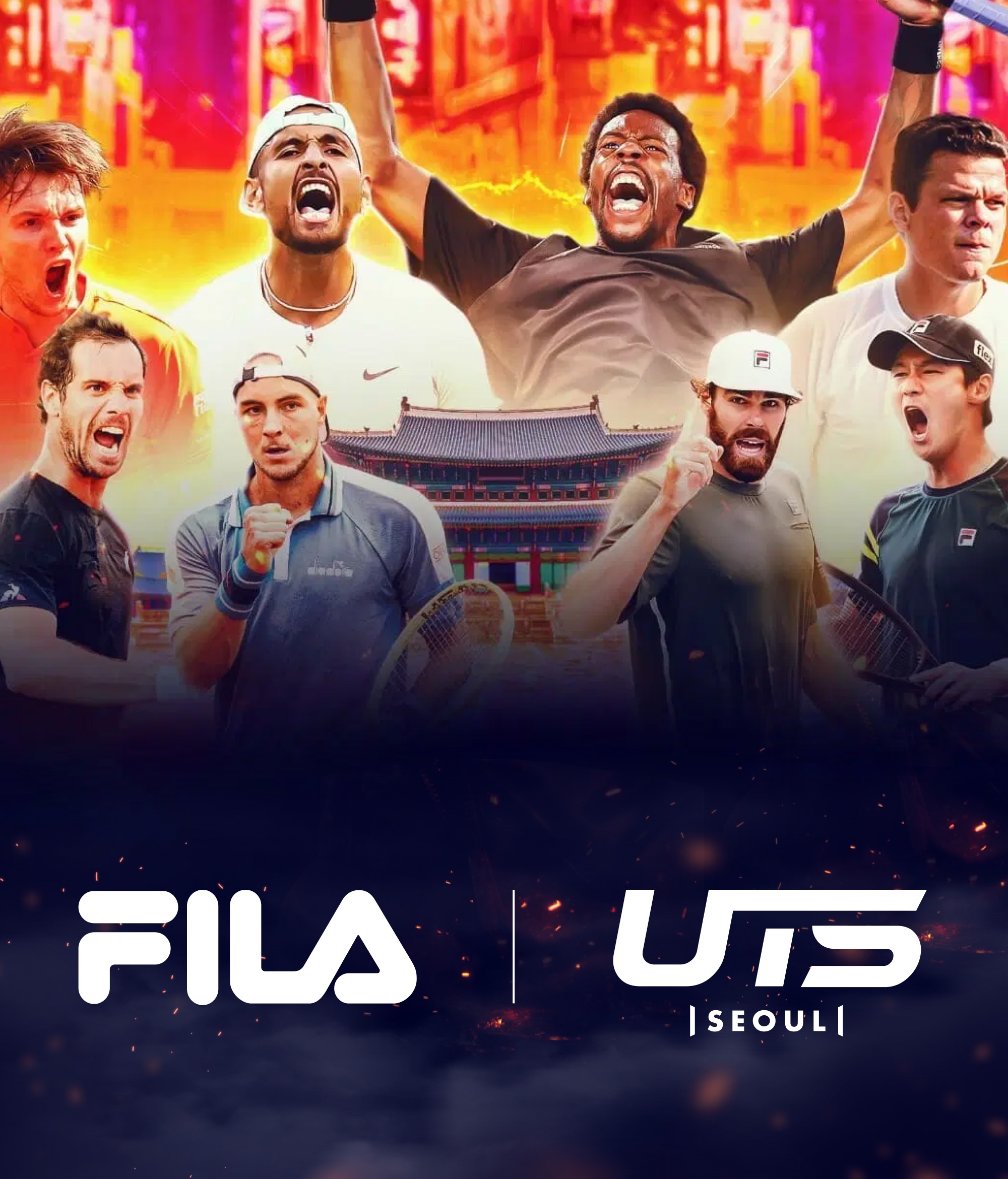 휠라코리아의 휠라(FILA), 테니스 리그 UTS Seoul 의류 공식 후원