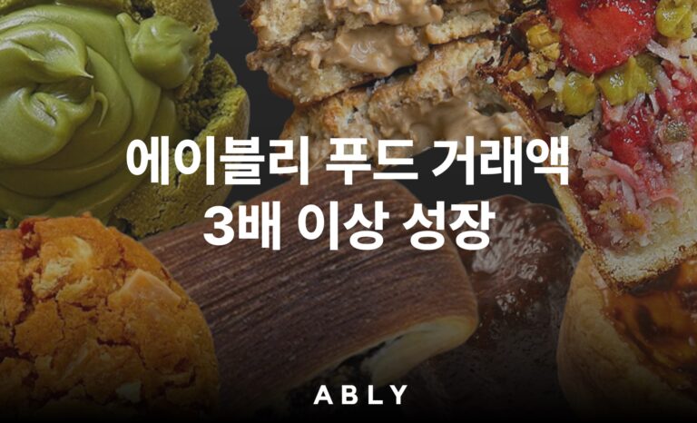에이블리, ‘푸드’ 카테고리 거래액 3배↑…MZ 입맛 사로잡아