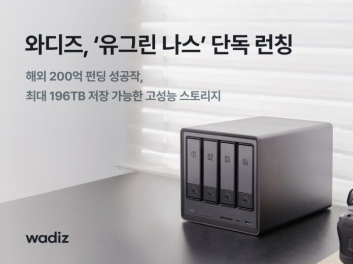 와디즈 보도자료 이미지_와디즈, 해외 200억 펀딩 성공작 ‘유그린 나스’ 단독 런칭