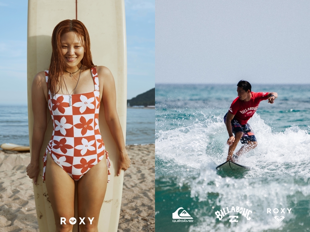 친환경 리사이클 패브릭을 적용한 록시(ROXY) SS26 플로럴 스윔웨어 및 빌라봉 비치웨어
